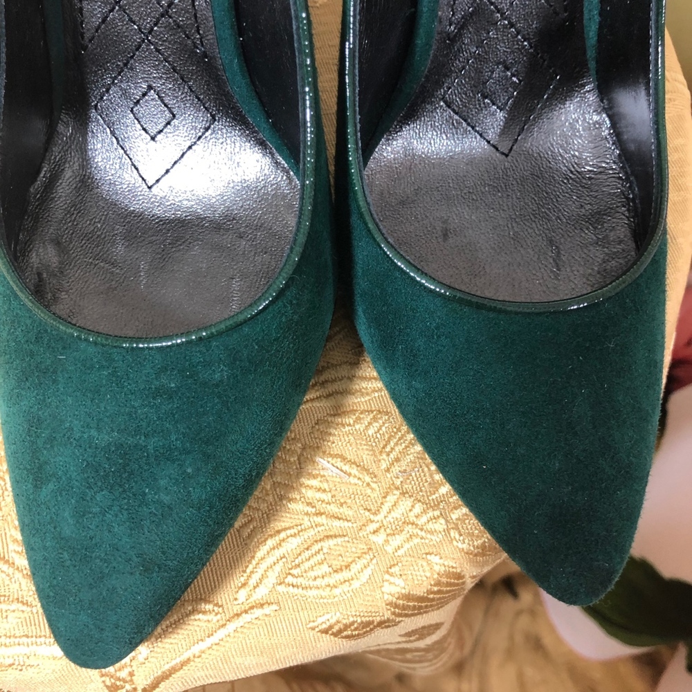 Alberta Ferretti Green Heels - Picture 4 of 6